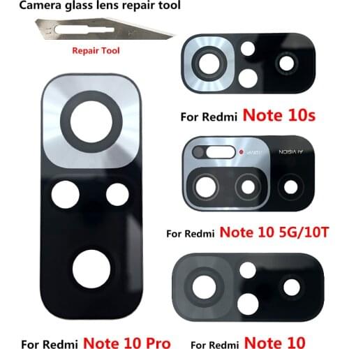 New Original Rear Back Camera Glass Lens For Xiaomi Redmi Note 6 7 8 9 Pro 8T 9S