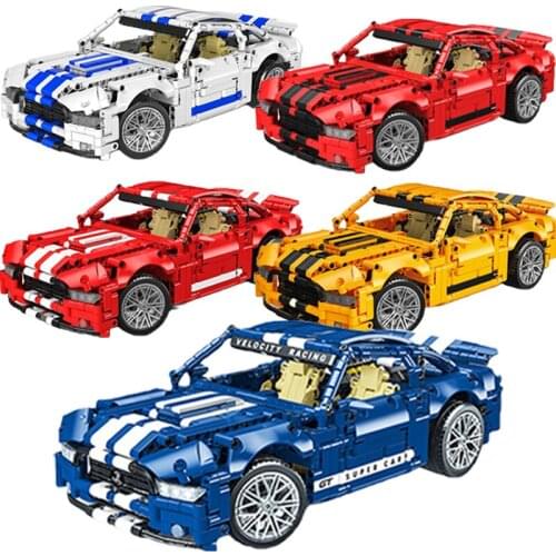 MOC Super GT Racing Car Vehicle Building Blocs High-tech Supercar 3D Model Bricks Educational Toys For Children Birthday Gifts