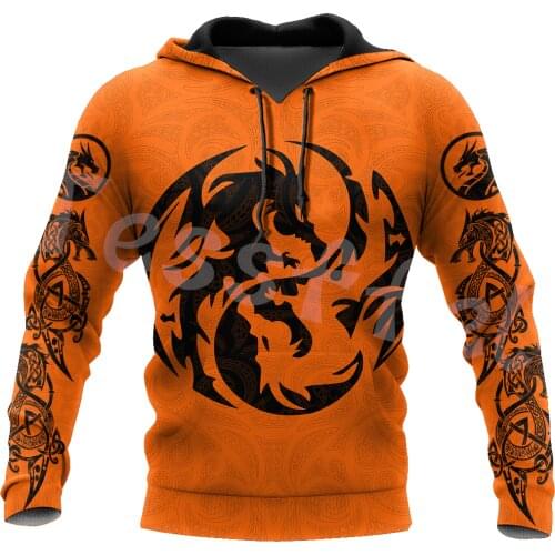 Tessffel Animal Phoenix Queen Tattoo NewFashion Streetwear 3DPrint Men/Women Harajuku Pullover Autumn Long Sleeve Zip Hoodies A3