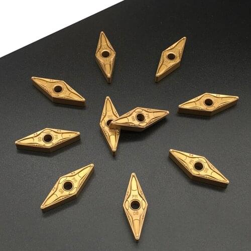 10pcs VNMG160408 PM 4025 CNC Lathe Cutter Tools Carbide Inserts External Turning Tool VNMG 160408 High Quality Blade For Steel