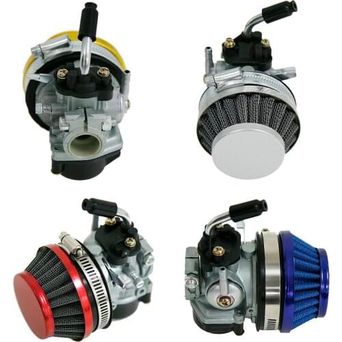 High Performance Air Filter Carburetor For 49cc 60cc 80cc Motorized Bike Colorful