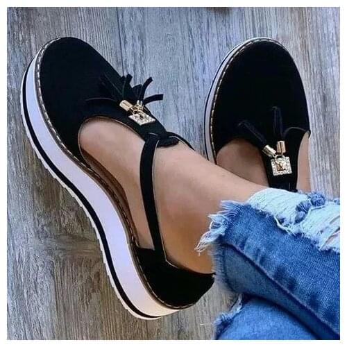 Womens Shoes Sneakers Buckle Platform Sneakers Womens Shoes Casual Lace Tenis Feminino Zapatos De Mujer Womens Sneakers