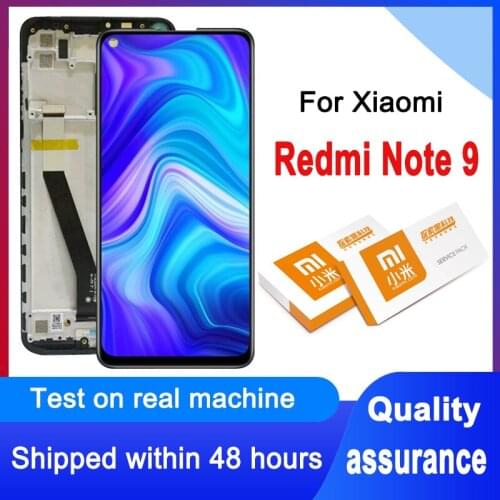 100% Tested 6.53'' Display Replacement For Xiaomi Redmi Note 9 LCD Display Touch Screen Digitizer Assembly For Redmi Note9 LCD