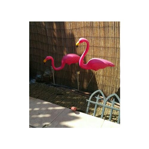 2pcs,pink color PE flamingo Simulation flamingo garden landscape simulation crafts Decoration Ornaments