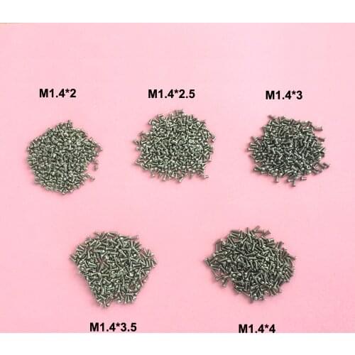 Silver Color 5Models 100PCS Housing Cross Screw Set Cell Phone for Samsung Huawei Xiaomi For Lenovo OPPO Vivo Mezui etc