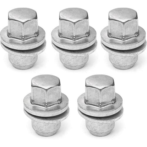 RRD500290 5Pcs Stainless Steel Wheel Nut Cap For Land Rover Discovery 3 4 Range Rover L322 Sport 2004 2005 2006 2007 2008 2009