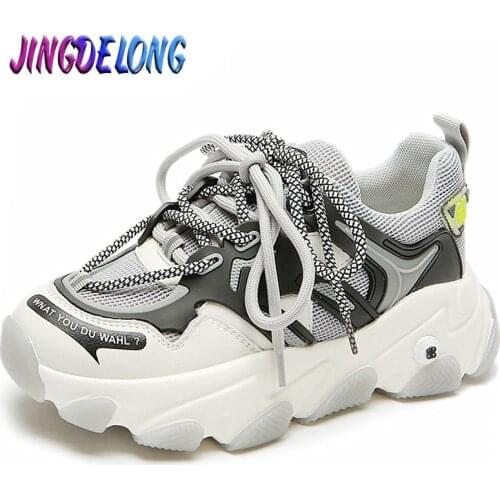 Fashion Womens Shoes Waterproof Womens Platform Shoes Designer Women Sneakers Breathable Chunky Shoes Ladies Trainers Footwear