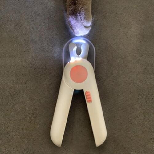 Pet Nail Clipper Cutter Trimmer with Led Light Sickle Grooming Scissors for Cat Dog Claws