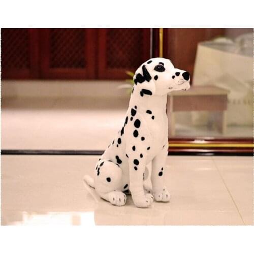 Cute real life Dalmatian toy simulation plush Dalmatian doll gift about 32cm-35cm xf2979