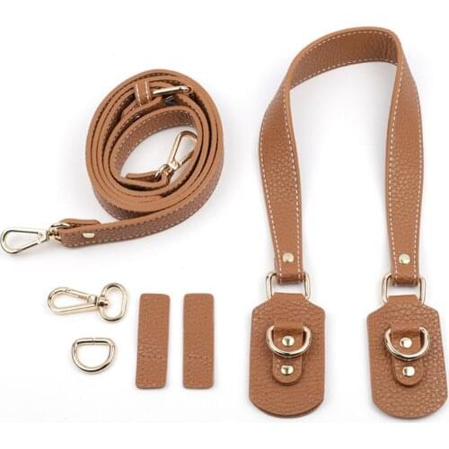 Fashion Leather Replacement Shoulder Crossbody Bag Strap with Metal Buckles Newest