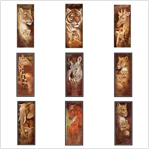 Dpsprue 5D Diy Diamond Painting Cross Stitch "Animals landscape" Home Decor Full Rhinestones Inlay Diamond Embroidery Gift