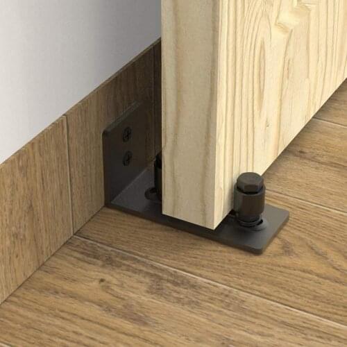 Carbon Steel Adjustable Sliding Slides Floor Guide For Barn Door Hardware Accessory Sliding Door Slide Rail Mechanism Furniture