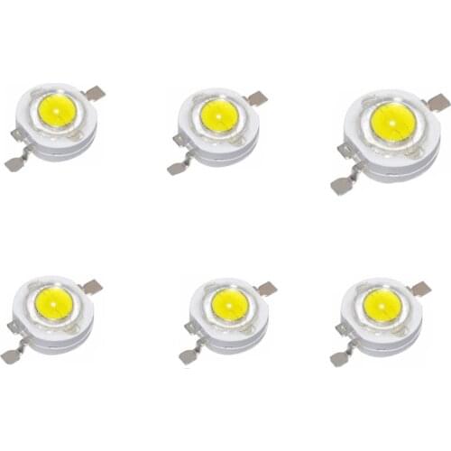 10-100pcs 1W 3W High Power LED Light-Emitting Diode LEDs Chip SMD Warm White Red Green Blue Yellow SpotLight Downlight Lamp Bulb