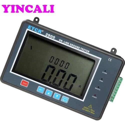 Fast Shipping Online Earth Resistance Tester ETCR2900 Ground Resistance voltage on-line monitoring 4 Digital Super-large LCD