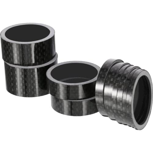 11 Pieces Bike Carbon Fiber Headset Spacer Bicycle 1-1/8 Inch 20 15 10 5 3 2 1 mm, 7 Size