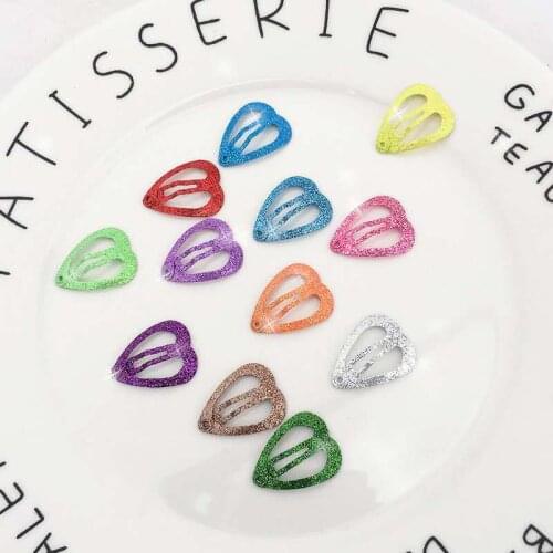 2020 Dog Cat BB Hair Clips Heart Teddy Dog 2.5CM Hairpin Pet Headdress Dog Hair Accessories