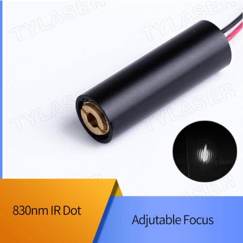D10X30mm Adjustable Focus 830nm 1mW 5mW 10mW 30mW 50mW 100mW IR Dot Laser Diode Module Industrial Grade ACC Driver TYLASERS