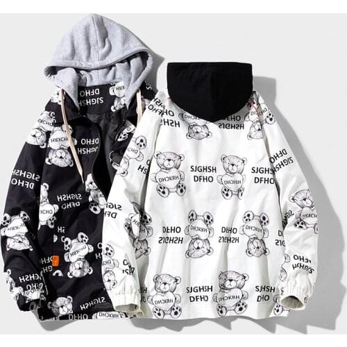 Euadimans Hooded Jackets For Men