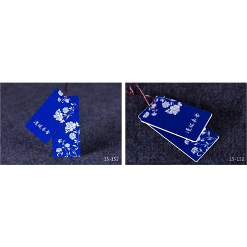 Customized paper hang tag/clothing swing tag labels/garment bag printed tags brand care labels logo JYYJ026