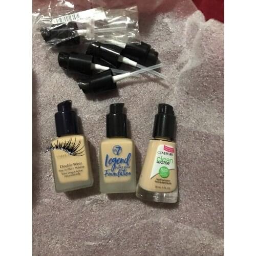 Makeup Tools Liquid Foundation Pump Fluid With Button Protect lock No leaking Spf Makeup Tools Kit Cosmetics Indenter Pumps 1Pcs