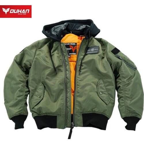 DUHAN Motorcycle Men Jacket Waterproof Body Protective Armor Motocross Removable Keep Warm Liner Moto Cycling Jacket Windproof