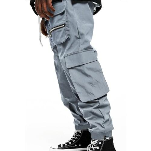 2021Spring and Autumn New Mens Sports Pants Casual Loose Plus Size Overalls Running Sports Fashion Mens Clothing Streetwear