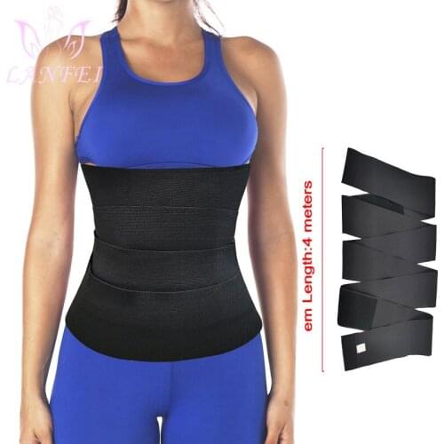 LANFEI Women Waist Trainer Belts Belly Corset Modeling Slim Tummy Girdle Stretch Bands Cincher Body Shaper Fajas Control Strap