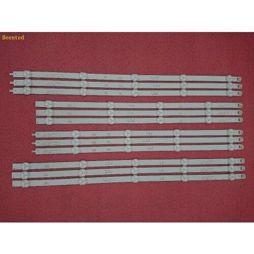 Beented New Part 12 PCS/set LED Strip perfect Replacement for LG 47 Inch LC470DU 47LN5200 47LN5400 47LN5700 47LN5750 47LN5700