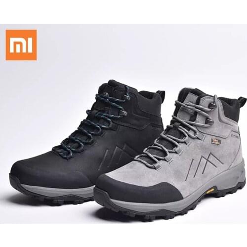 Xiaomi Extrek Waterproof Snow Non-slip Hiking Shoes Cowhide Leather Quick Drying Winter Sport Boots Men Women Climbing Sneakers