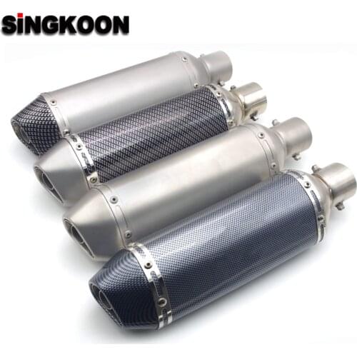 FOR KTM 125 200 390 690 DUKE RC8 RC390 RC690 1190 Motorcycle Exhaust Pipe Muffler Escape Stainless Silencer with DB KILLER 51mm
