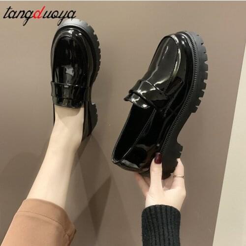 Japanese High School Student Shoes Girly Girl Lolita Shoes Cospaly Shoes JK Uniform PU Leather Loafers Casual Mary Jane Shoes