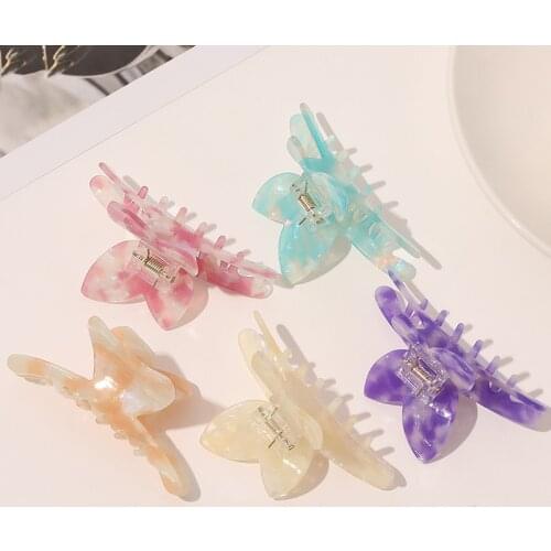 Vintage Butterfly Geometric Hair Claws Hair Accessories Hairclips Hairpins Ladies Hairgrip Headwear Girls Ornaments Crab Bands