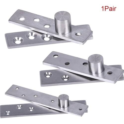 1 Pair Rotating Hinge Conceal Furniture Core Shift Stainless Steel 360 Degree For Wooden/Aluminum Frame/Conceal Doors