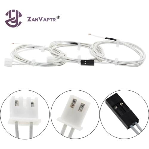 1pcs 100K ohm NTC 3950 Thermistors with cable terminal or DuPont Head for 3D Printer Reprap Mend