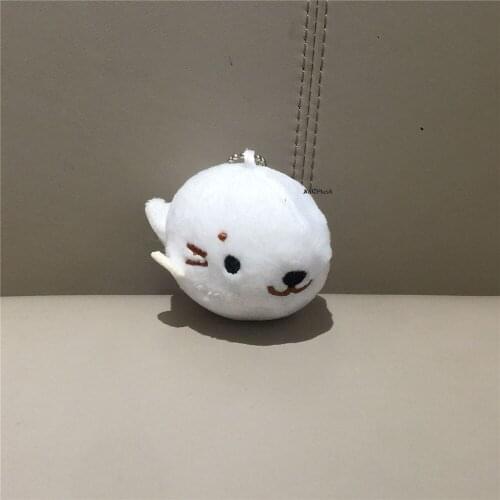 10PCS 7CM Plush Stuffed TOY , Stuffed Animal Seal Plush Toys Doll With Keychain