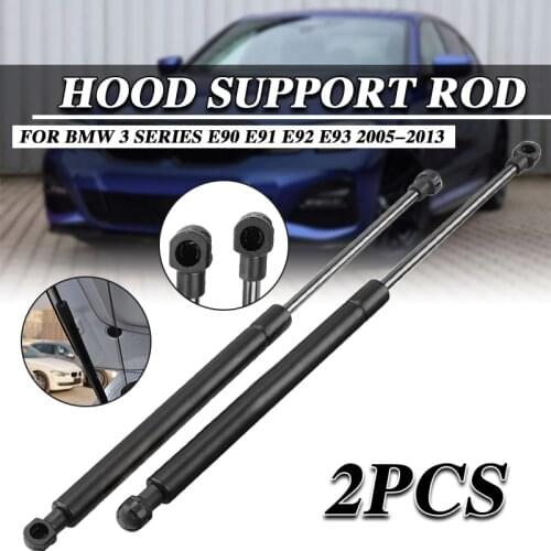 2Pcs Balck Car Gas Struts 41.2cm Gas Spring Shock Hood Lift Struts Support For BMW 3 Series E90 E91 E92 E93 2005-2013 Car Part