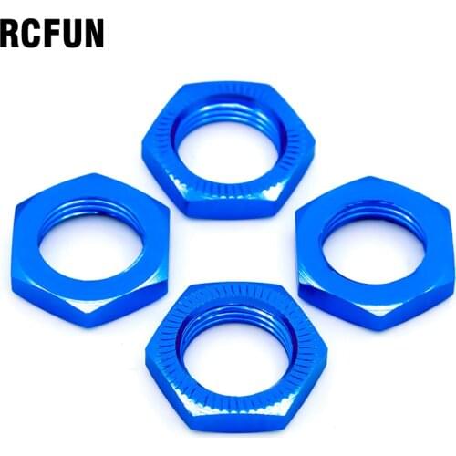 1setfree shipping 17mm Wheel Hex Adapter Nut Thread Pitch 1.25mm For 1/8 RC Model Car Upgraded Hop-Up Parts HSP