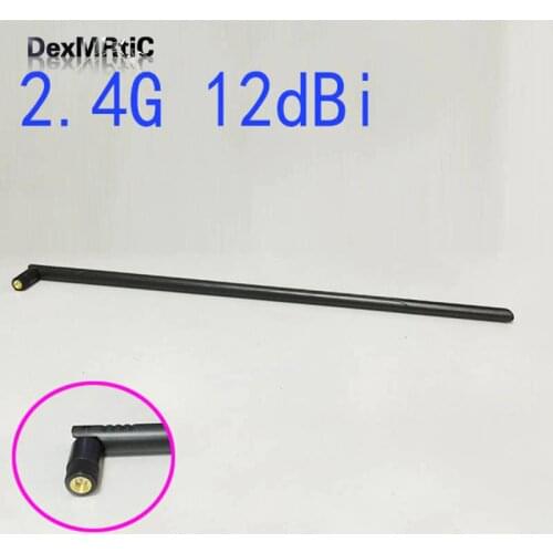 2.4Ghz 12dbi high gain WiFi Antenna aerial with SMA male folding to 90 degree for wireless Lan router Antenna 802.11b/g/n