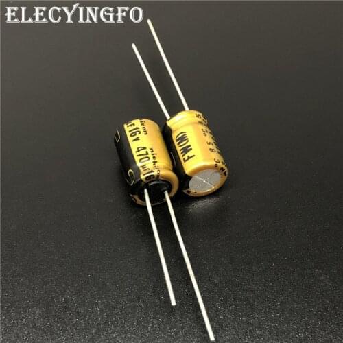 10Pcs/100Pcs 470uF 16V NICHICON FW Series 8x11.5mm 16V470uF HiFi Audio Capacitor