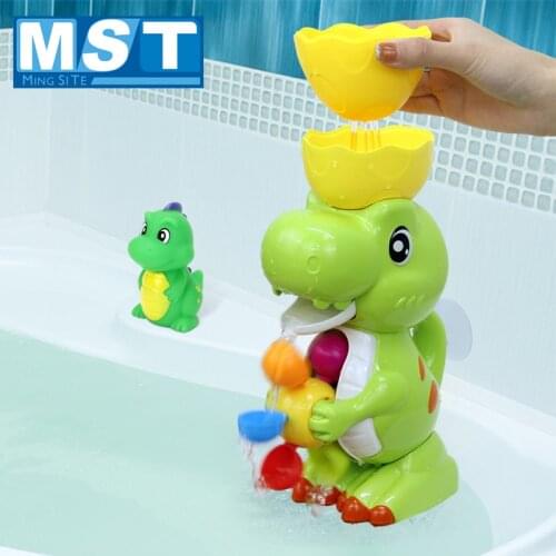 Bath Toys Kids Water Spray Shower Game Cute Cartoon Dinosaur Baby Toy For Kids Swimming Bathroom Baby Toys