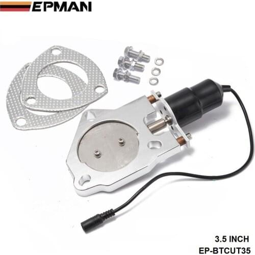 3.5" Electric Exhaust Cutout Remote Control Motor Kit For BMW E36 325 328 M3 HFM S52 M52 M50TU EP-BTCUT35