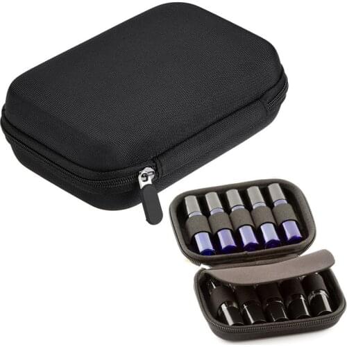 Essential Oils Storage Box 10 Roller Bottles Carrying Case Holder Storage Aromatherapy Accessorie Travel Portable organizer Bag