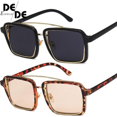 Square Sunglasses Women Brand Designer Clear Lenses Sun Glasses Female Three Colors Big Frame Party Eye Glasses