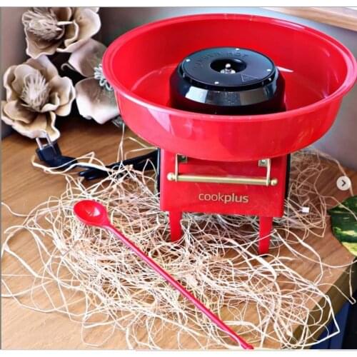 Cookplus Red Cotton Candy Machine