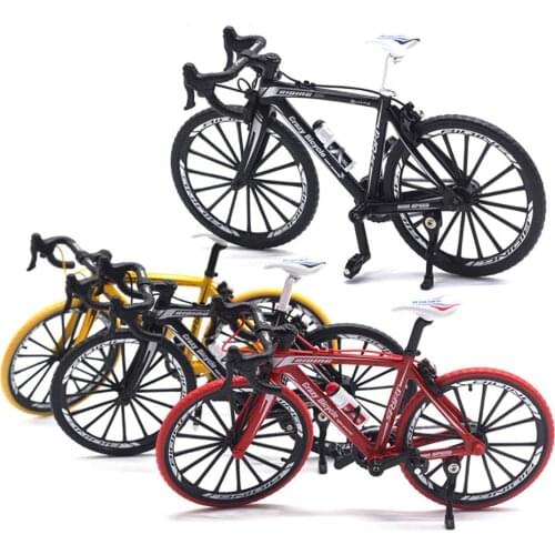 Mini 1:10 High Simulation Diecast Alloy Racing Bike Road Bicycle Model Toy Gift Showcase Decor Kids Boy Birthday Collection Toy