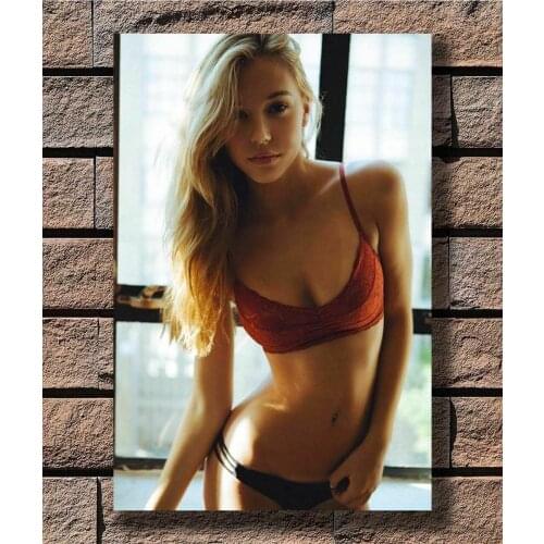 J0054 Alexis Ren Model Sexy Girl Top Star Wall Sticker Silk Poster Art Light Canvas Home Decoration