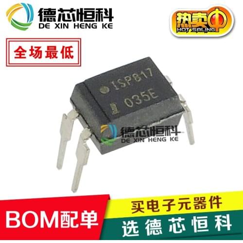 Optocoupler ISP817 Optocoupler 817 In-line DIP-4 Transistor output ISP817 ISOCOM Optocoupler