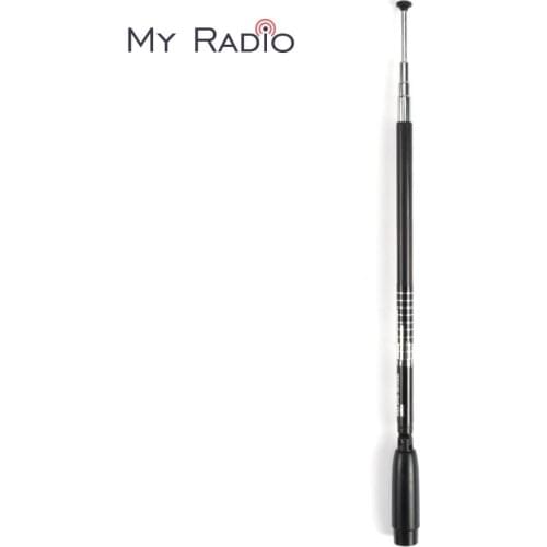Authentic SUPERS SRH789 Antenna RX 95MHz-1100MHz TX 136～174&400～480Mhz Wide Band Telescopic SMA-female Male BNC HAM Aerial