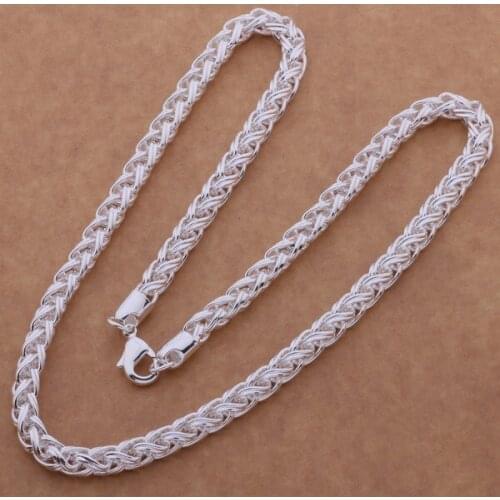 925 sterling silver Necklace, 925 silver fashion jewelry Tire necklace /dcyalufa bqmakhta AN621