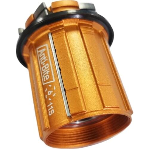 BITEX RAR9 6 Pawls Cassette Body Bearing Rear Hub 6-pawl ANTI BITE Freehub Body Shiman 9 10 11 Speed ABG Free Hub Replacement